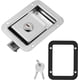 thumbnail image 2 of Chapa Con Llave Acero Inox Carro De Arrastre Casa Rodante, 2 of 9