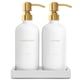 thumbnail image 1 of Set dispensador de jabón Prus Waso Gold para decoración de baño, 1 of 7