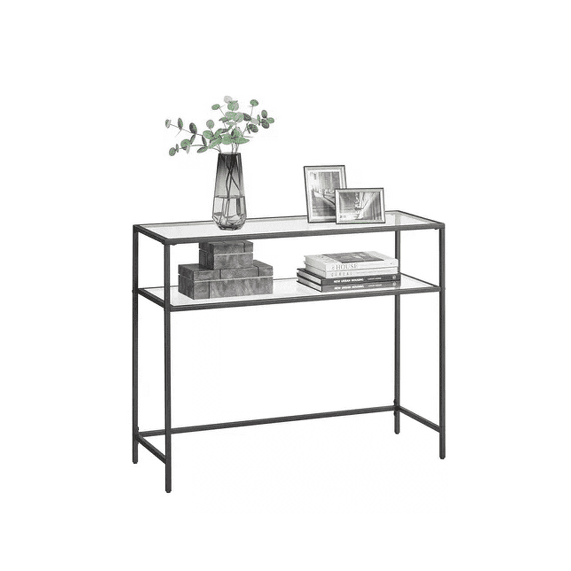 Genérico - Mesa De Arrimo Vidrio Black Premium