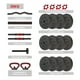 thumbnail image 2 of Set Mancuernas 20 kg 5 en 1 Barra Z Extensor Rojo rojo, 2 of 6