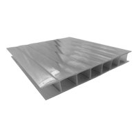 Policarbonato Polishade 6Mm 2 Uv Gris Metal 2,1X2,9Mts Dvp