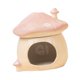thumbnail image 4 of Casa De Cerámica Para Hámster, Nido Para Hámster, Hábitat Para Animales Pequeños, Ratas Chinchilla, Color Rosa, 4 of 5