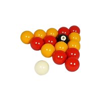 Magideal - 16 Piezas Bolas De Billar Bolas De Billar Equipo De Billar De 2-1/4 Pulgadas Juego Completo De Bolas De Billar Para Juego De Recreación De Competición