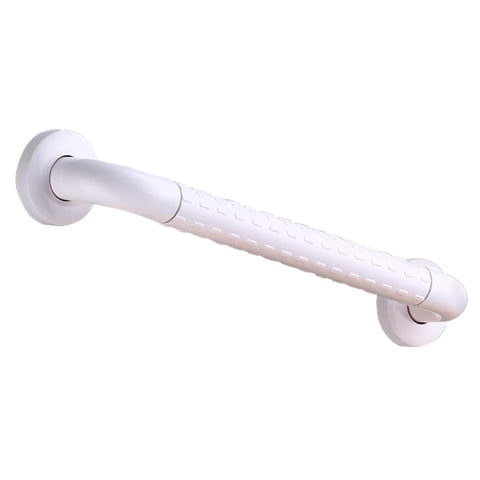 Magideal - Barra De Apoyo Para , Barra De Apoyo De Material Acero Inoxidable Para En , Antideslizante Para Pasamanos Para Bañera, Inodoro, , 60Cm Blanco Largo 60Cm