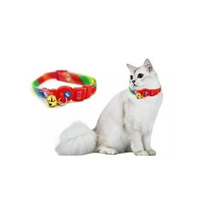 Collar Para Tu Mascota Gato De Nylon Arcoíris Hey!