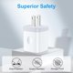 thumbnail image 3 of Cargador de pared USB Uenlio, 5 V, 1 A, 2 unidades, color blanco, 3 of 6