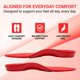 thumbnail image 5 of Plantillas Vasyli Personalizadas L Rojo con Soporte de Arco, 5 of 8