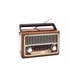 thumbnail image 2 of Radio Parlante Vintage Recargable Fm Bluetooh Linterna Usb Aux Micro Sd, 2 of 6