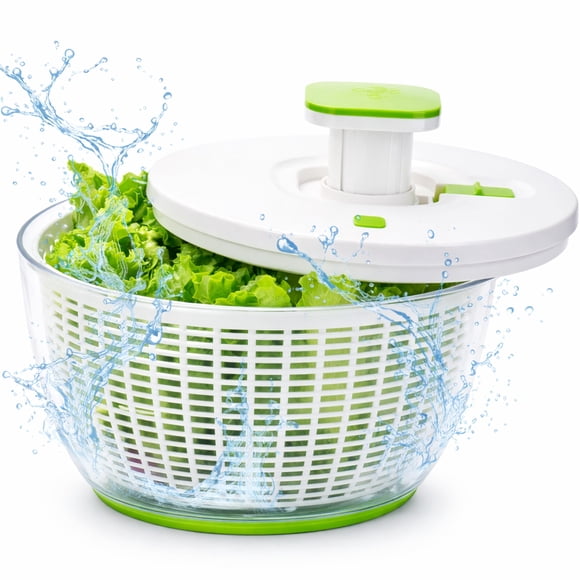 Centrifugadora de Ensaladas Brieftons de 6,3 cuartos con bomba manual