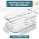 thumbnail image 2 of Juego de contenedores de almacenamiento de alimentos Razab HomeGoods 1.5 L (52 oz) x 2, 2 of 7