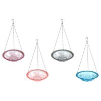 Ioensy - Comedero Colgante Para Pájaros De Gran Capacidad De 9 Pulgadas Para Jardín, Patio, Patio Trasero, 4 Unidades