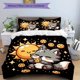 thumbnail image 1 of The Sun and the Little Wolf Quilt Set - Soft and Comfortable Bedroom Guest Room and Dorm Decor Bedding Set 1 Quilt Cover + 2 Pillowcases.L107 Whimsical Theme E, 1 of 1