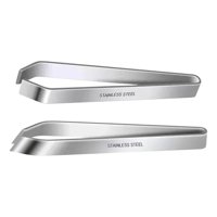 Magideal - 2 Pinzas Para Huesos De Pescado, Alicates Para Ajo, Pinzas Para Desplumar Portátiles Multiusos Manuales Fáciles De Usar, Alicates Ergonómicos De Acero