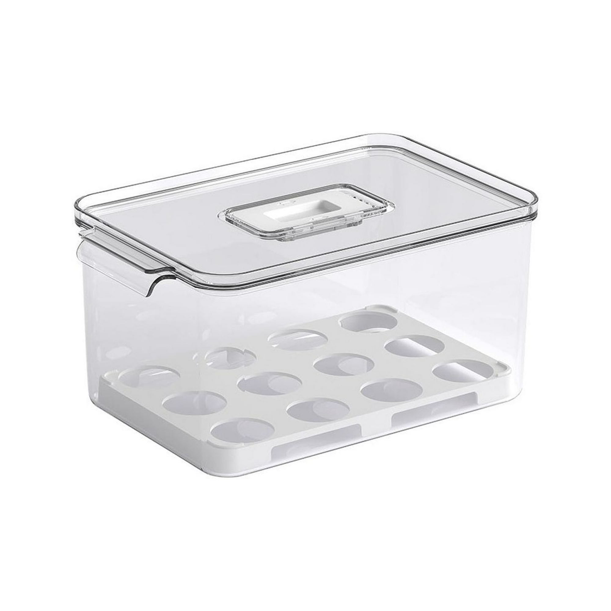 Coza - Organizador De Huevos Con Tapa Dry 24 Unidades Blanco