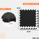 thumbnail image 2 of Piso Goma Eva Alfombra Deportiva Gimansio 12mm 60x60, 2 of 6