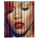 thumbnail image 1 of Cortina de ducha Rihanna, juego de cortinas de baño con ganchos, tamaño 60 x 72 pulgadas, 1 of 3