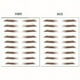 thumbnail image 1 of 9 pairs Realistic Fake Tattoo Eyebrows for Men and Women - 6D Imitation Eyebrows Transfer Stickers - Instant Peel Off Brows for a Natural Look, 1 of 2