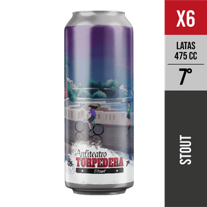 Anfiteatro - Pack X6 Torpedera, 7° (Stout) - Cerveza Artesanal Valparaiso- 475 Ml