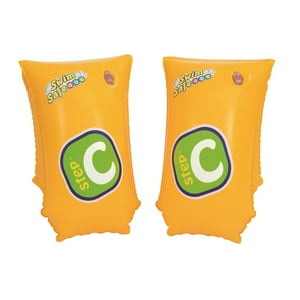 Alitas Inflable Swim Safe 5-12 Años Bestway Naranja Tamaño Único