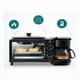 thumbnail image 4 of Máquina de Desayuno Multifunción 3 en 1 Horno Eléctrico, Cafetera y Sartén, 4 of 5