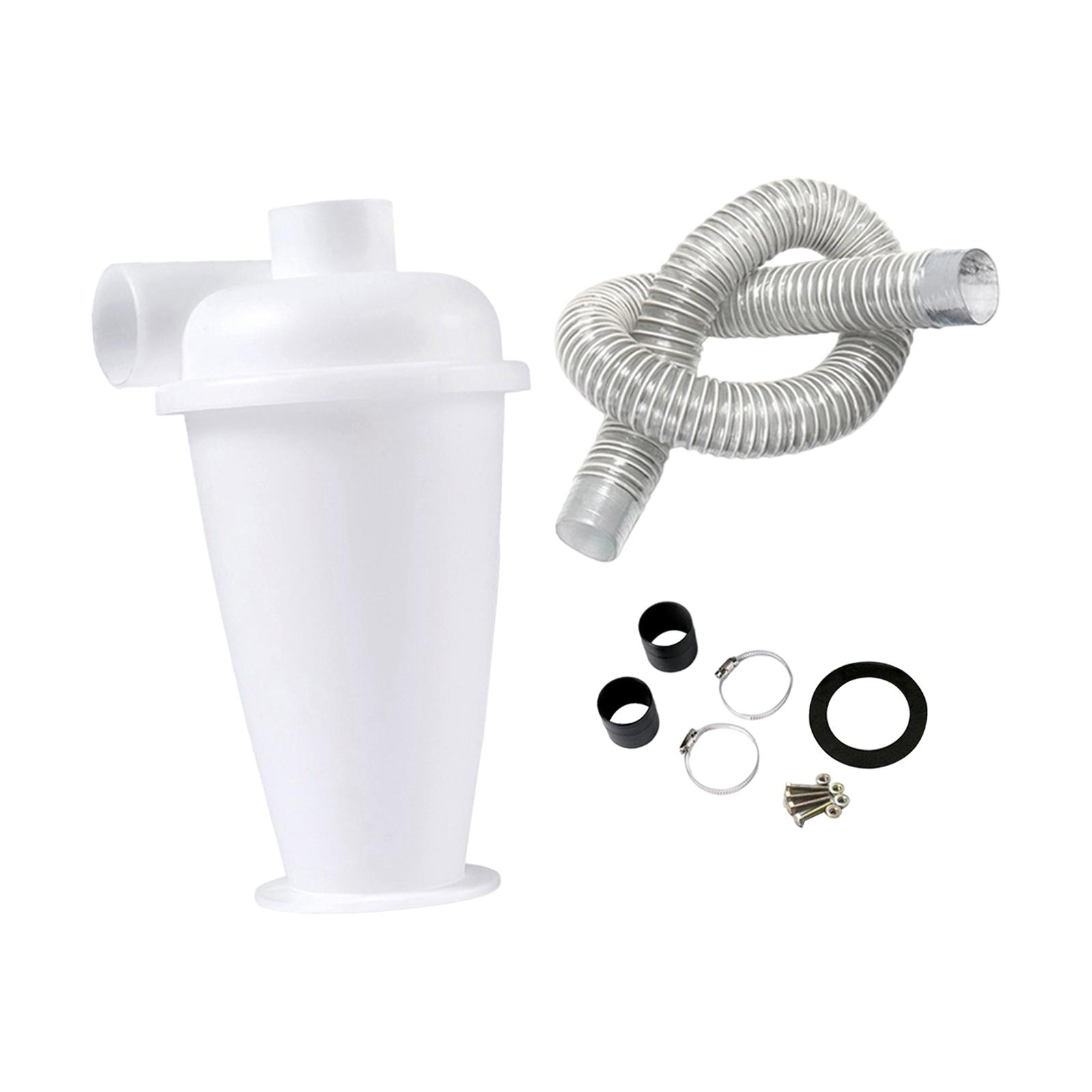 Bothyi - Colector De Polvo Ciclónico Con Manguera De Conducto De Succión Para Yeso De Residuos De Construcción Con Manguera De 2M