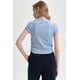 thumbnail image 2 of Polera Mujer Cropped Celeste, 2 of 4