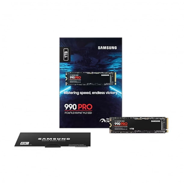 Disco SSD Samsung PCIe 4.0 M.2 NVMe 990 PRO 1TB 7450MB/s MZ