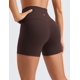 thumbnail image 2 of Shorts CRZ YOGA Butterluxe tiro alto 10 cm marrón talla pequeña, 2 of 5