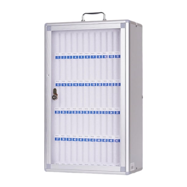 Armario de almacenamiento para teléfonos, caja de bloqueo, estable, montado en la pared, oficina, aleación de aluminio, reunión en el aula, tabla de b 60 ranuras