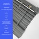 thumbnail image 4 of Cortina Roller Persiana Pvc 120x165 Cm Veneciana Manuales Guiza, 4 of 8