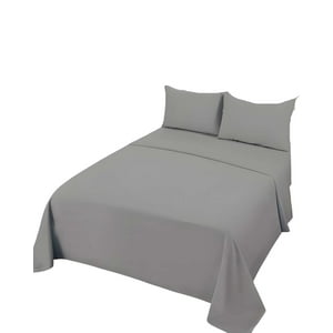 Casa Sol - Juego De Sabanas 2 Plazas Gris