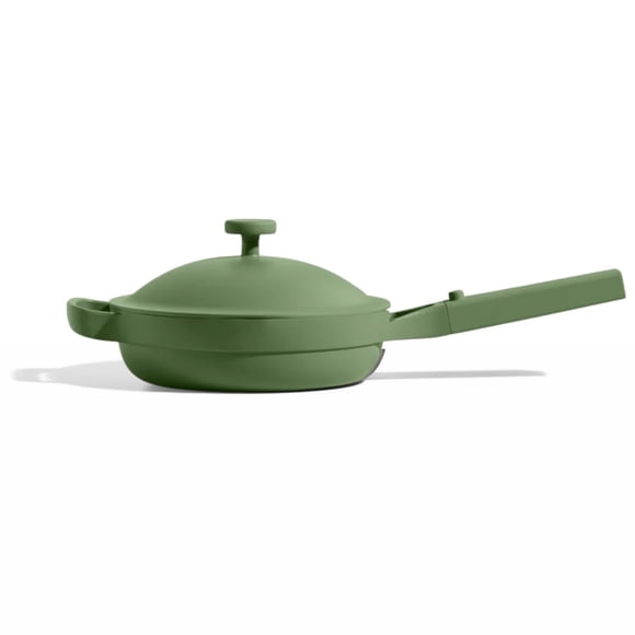 Utensilios de cocina Our Place Mini Always Pan 8.5 de cerámica con tapa, color salvia