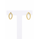 thumbnail image 3 of Aros Double Circle Elegance con Baño de Oro 18K., 3 of 4