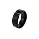 thumbnail image 1 of Anillo Titanio Rojo Juvenil Acero Quirurgico Inoxidable Hombre Dama/ talla 5, 1 of 6