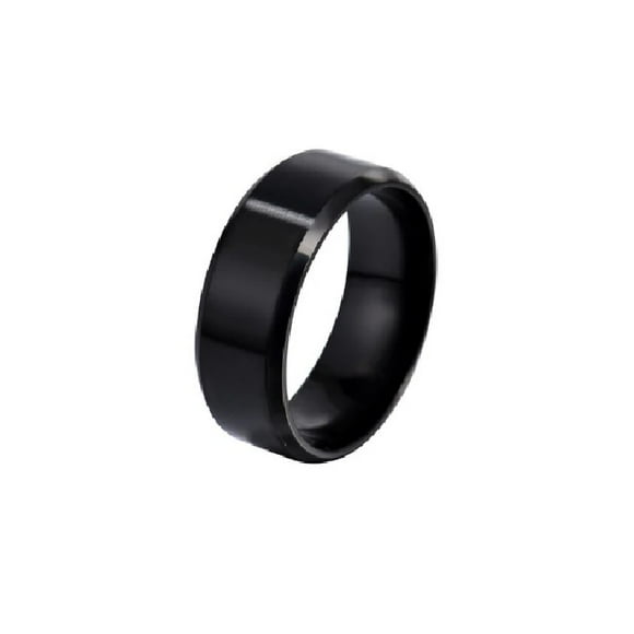 Anillo Titanio Rojo Juvenil Acero Quirurgico Inoxidable Hombre Dama/ talla 5