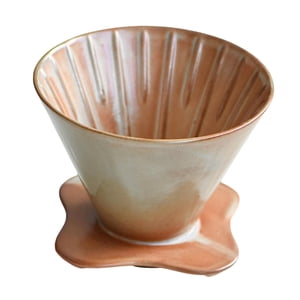 Magideal - Filtro De Café Cafetera De Goteo Manual Cono De Vértido Gotero Individual De Cerámica Para Mezcla Visual Adecuado Para Uso Familiar Diario Y Excursio Grande