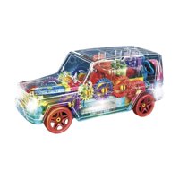 Bothyi - Coche De Juguete Iluminado Con Engranajes En Movimiento, Música Y Efectos Led Para Niños De 4 Años