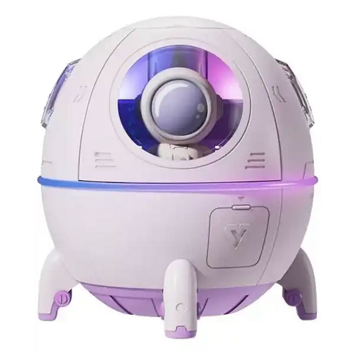 Leon Import - Humidificador Cápsula Espacial 220ml Usb Purificador Difusor Color Blanco