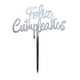 thumbnail image 1 of Topper Feliz Cumpleaños 6 Plateado, 1 of 2