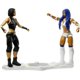 thumbnail image 1 of Figuras de acción Mattel WWE Sasha Banks vs Bayley de 15 cm, paquete de 2, 1 of 6