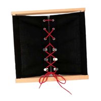 Bothyi - Montessori Toys Busy Board Cards Vestido De Aprendizaje Juguete De Viaje Para Cordones Para Niños Pequeños