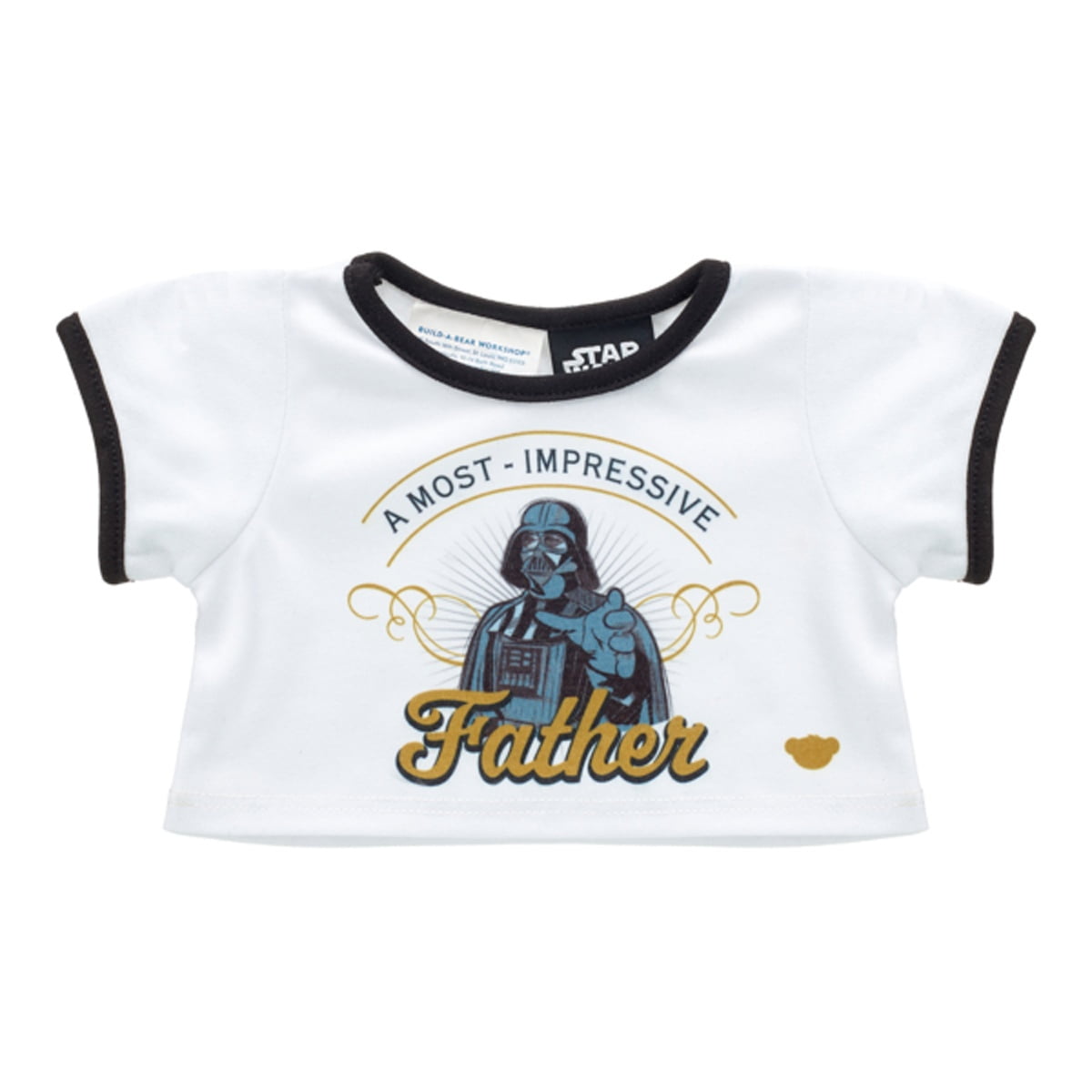 Polera Blanca Build A Bear Darth Vader Star Wars