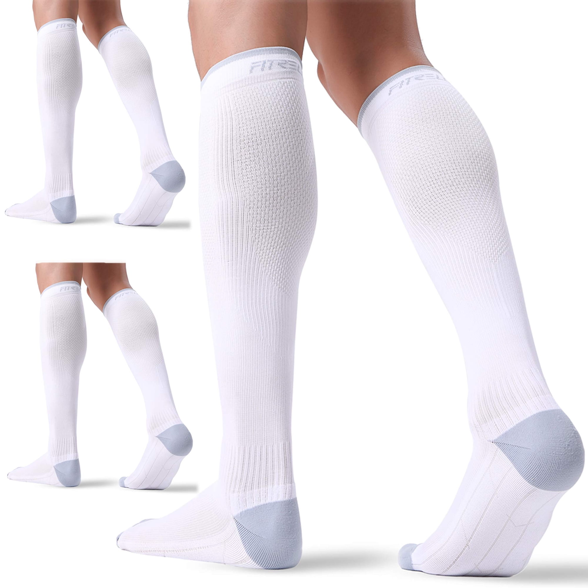 Calcetines De Compresión Fitrell Para Mujeres Y Hombres De 20-30 Mmhg