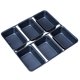 thumbnail image 1 of 6 tazas de pan de mini pan antiadherente para hornear mini postres de pan hornear lata, 1 of 5