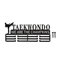 Magideal - Porta Medallas, Exhibidor De Medallas, Soporte De Pared, Almacenamiento De Cintas, Organizador De Metal, Estructura Robusta, Ahorro De Espacio, Fácil Taekwondo