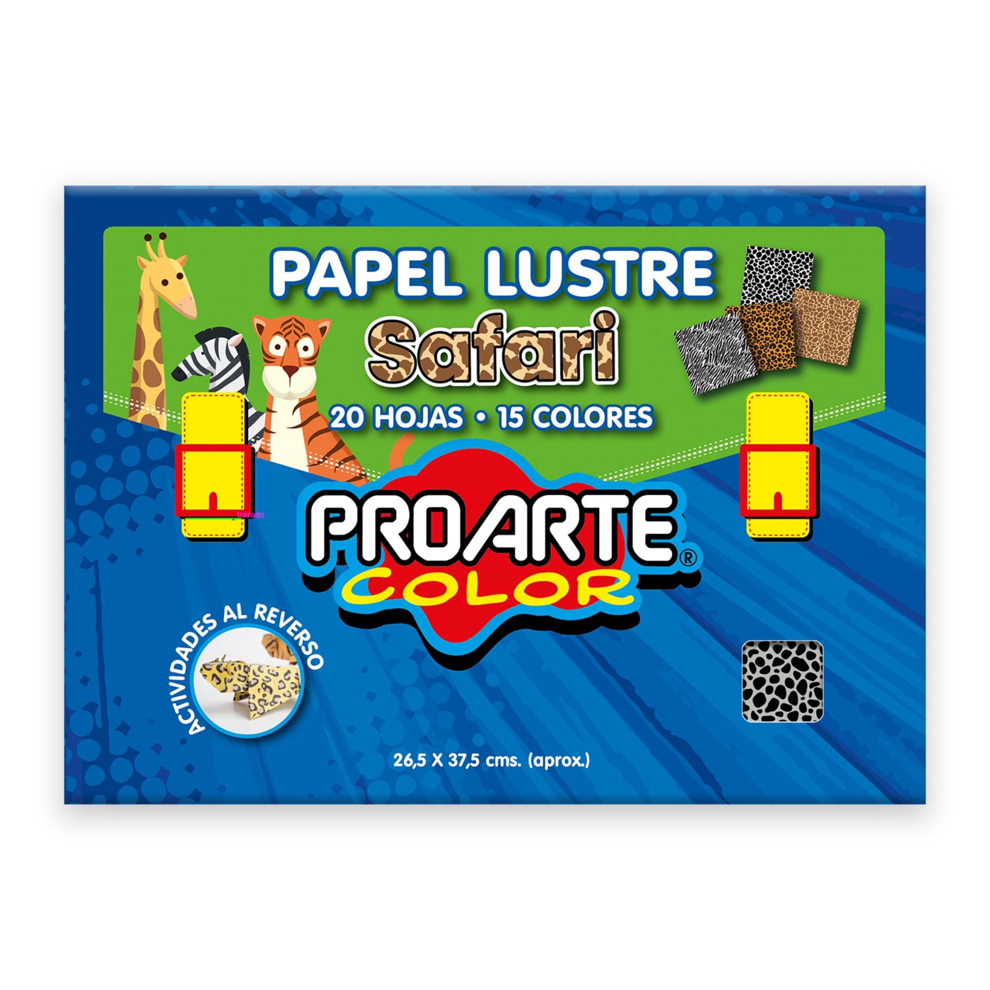 Est Papel Lustre Safari 20hjs 15 Diseños Proarte