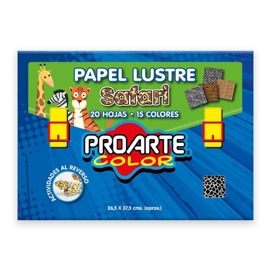 Est Papel Lustre Safari 20hjs 15 Diseños Proarte