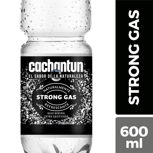 Agua con Gas Strong Botella, 600 ml
