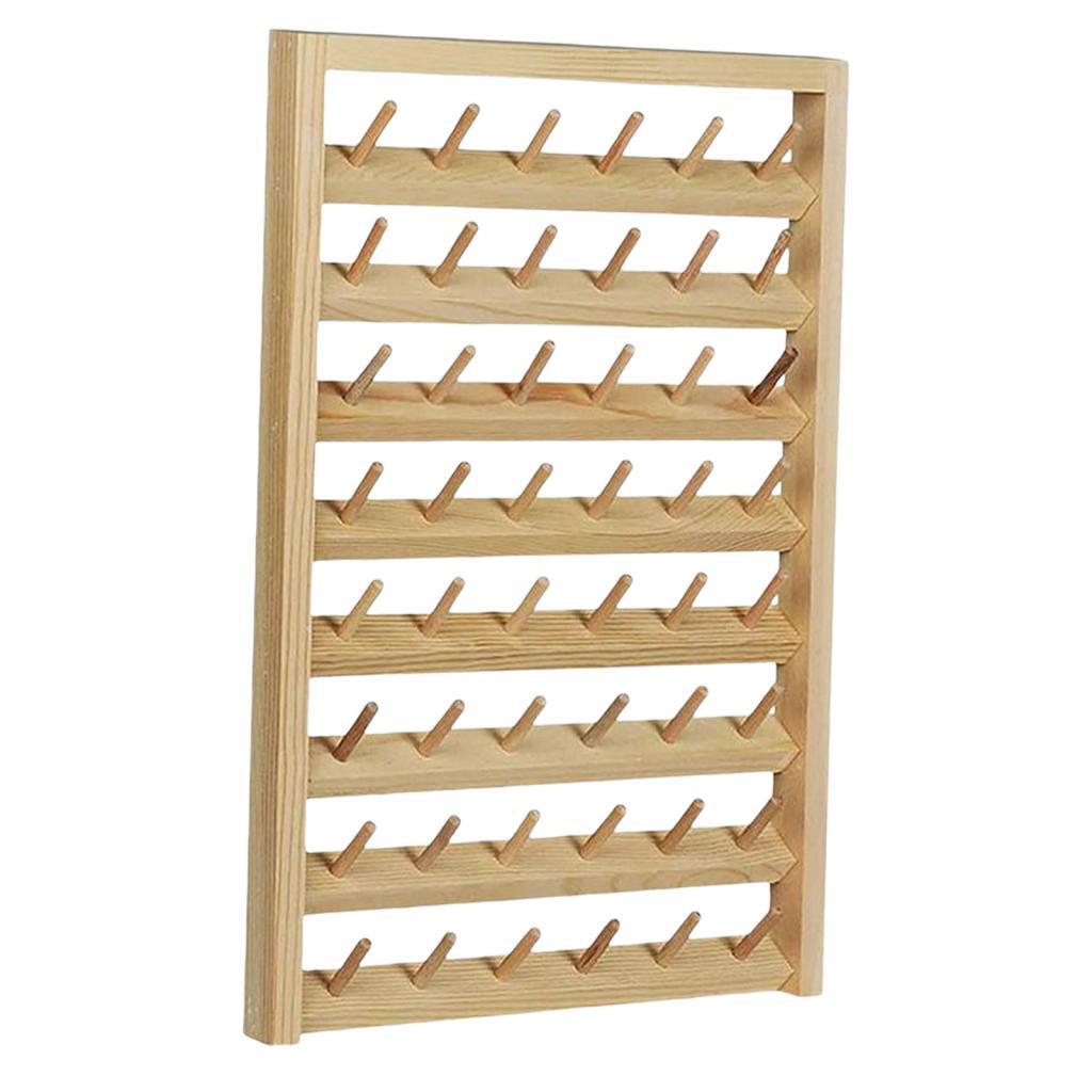 Magideal - Soporte De Carrete Para Hilo De Coser, 48 Carretes, Herramienta Para Trenzar El Cabello, Cuerdas Para Acolchar, Cuerda Para Colgar En La Pared, Organi