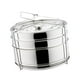 thumbnail image 3 of Fiambrera Apilable De Acero Inoxidable, Contenedor De Almuerzo Tipo Bento Para Picnic Al Aire Libre Sin Herramienta Para Cocinar Al Vapor, 3 of 3